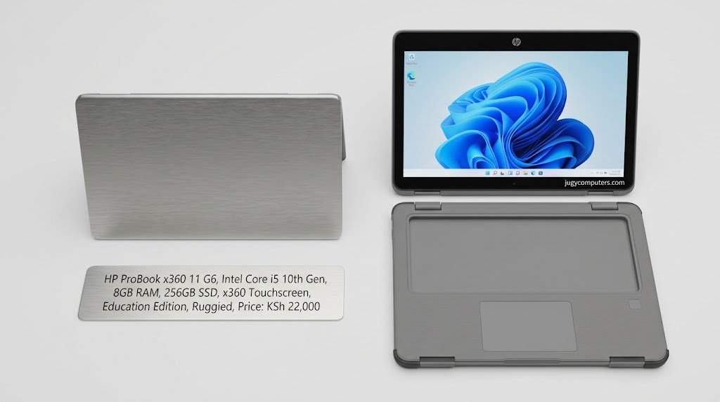 HP ProBook 11E G6 x360 11.6-inch Intel Core i5 10th Gen 8GB RAM 256GB SSD Touchscreen Laptop