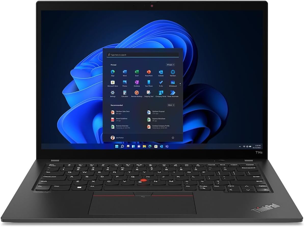 Lenovo ThinkPad T14s 14-inch Intel Core i7 10th Gen 16GB RAM 512GB SSD Non-Touch Business Laptop